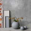 Cooee gray ball vase